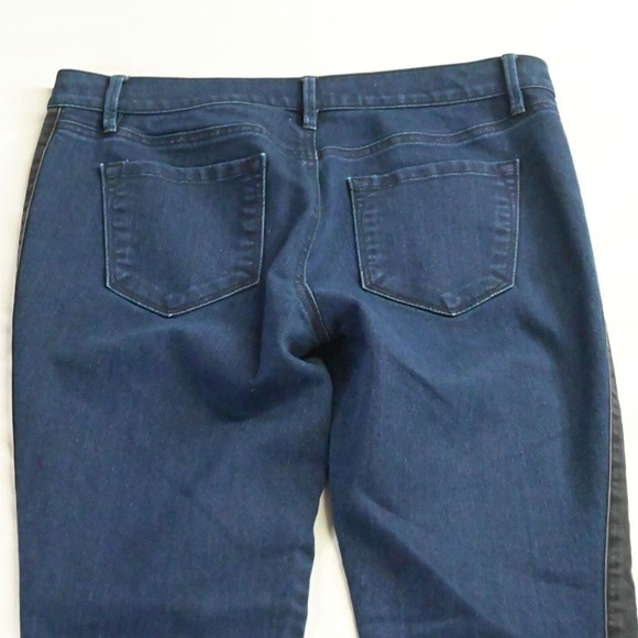 LOFT 30 / 10 Modern Skinny Dark‎ Rinse Stretch Denim Womens Jeans - Picture 6 of 7